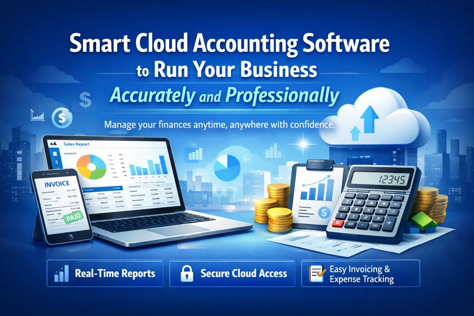 Smart Cloud Accounting Software to Run Your Business Accurately and Professionally